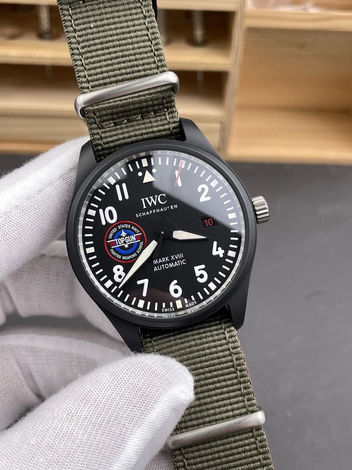 IWC Pilot 41mm — photographed off the sweep
