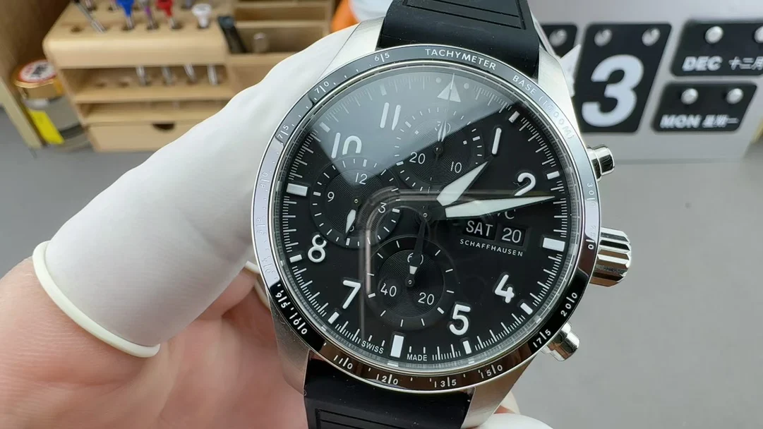 IWC Pilot — photographed off the sweep