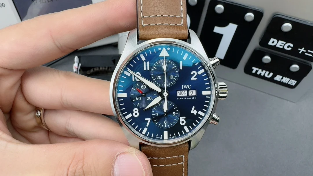 IWC Pilot — photographed off the sweep