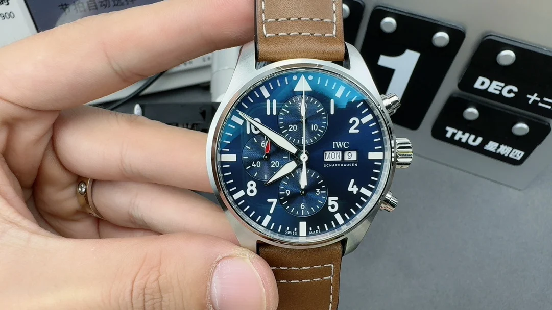 IWC Pilot — photographed off the sweep