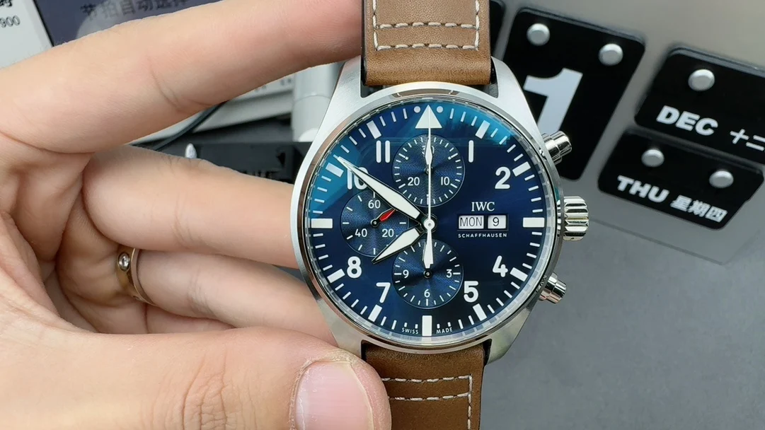 IWC Pilot — photographed off the sweep