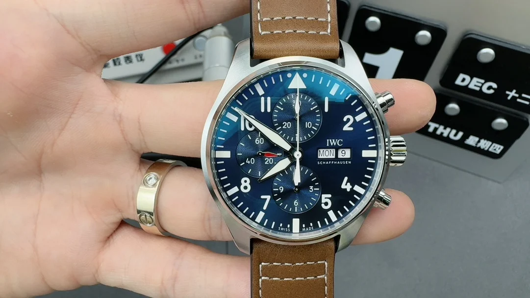 IWC Pilot — photographed off the sweep