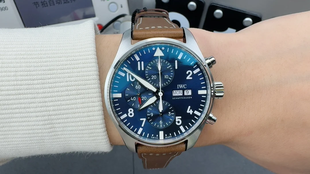 IWC Pilot — photographed off the sweep
