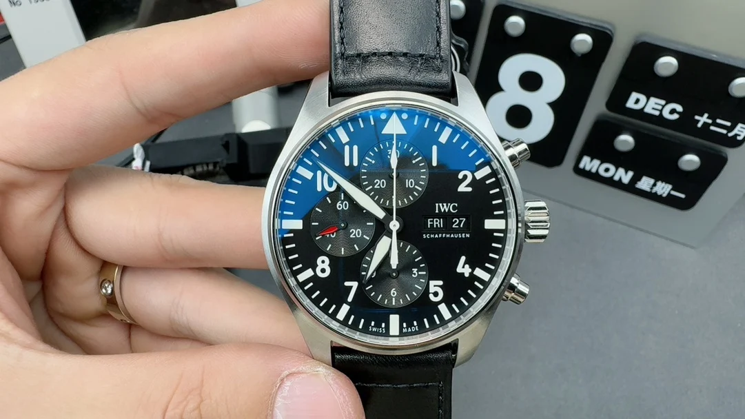 IWC Pilot — photographed off the sweep