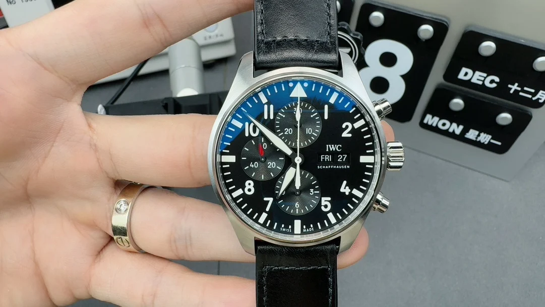 IWC Pilot — photographed off the sweep