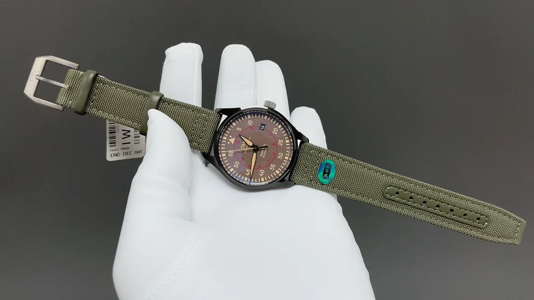 IWC Pilot Black Dial — photographed off the sweep