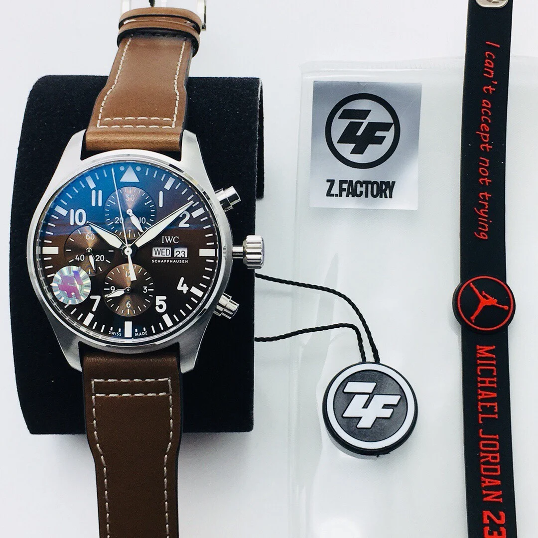IWC Pilot Blue Dial 43mm — photographed off the sweep