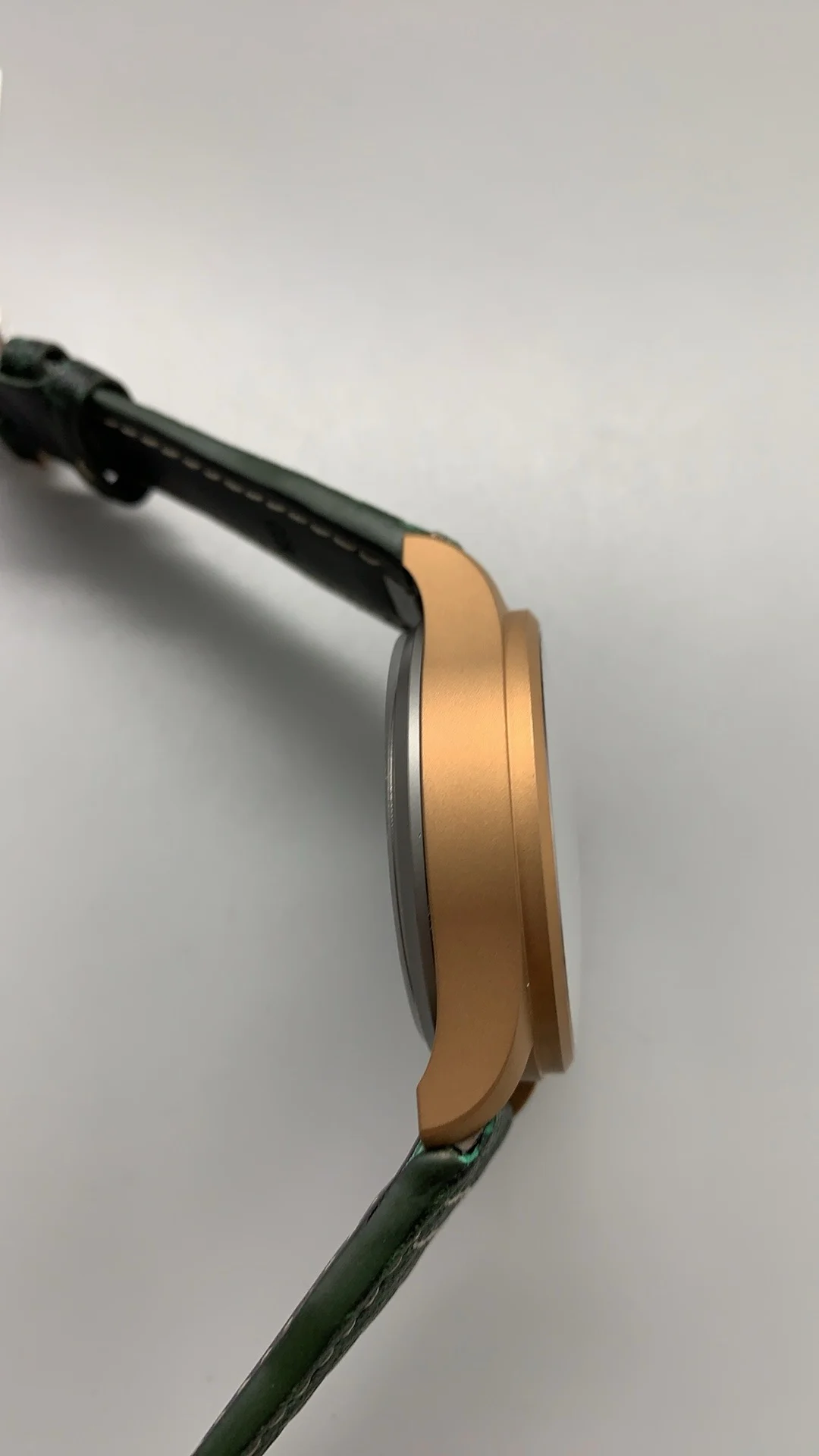IWC Pilot Bronze — photographed off the sweep