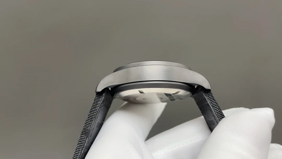 IWC Pilot Ceramic 43mm — photographed off the sweep
