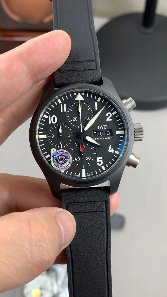 IWC Pilot Ceramic Black Dial