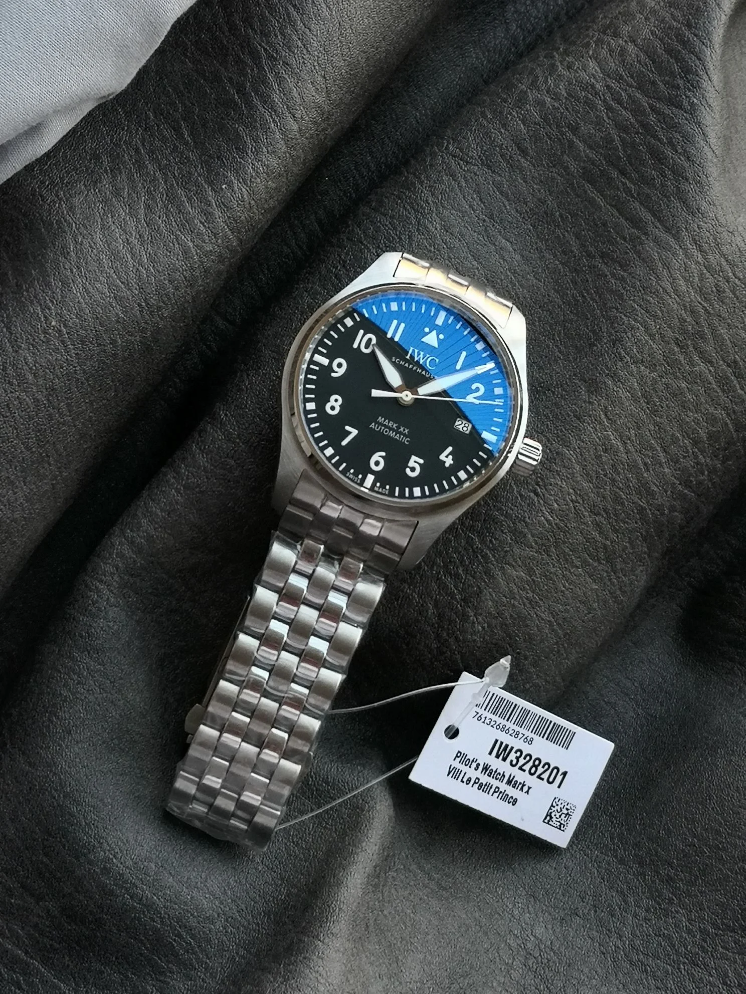 IWC Pilot IW328202 — photographed off the sweep