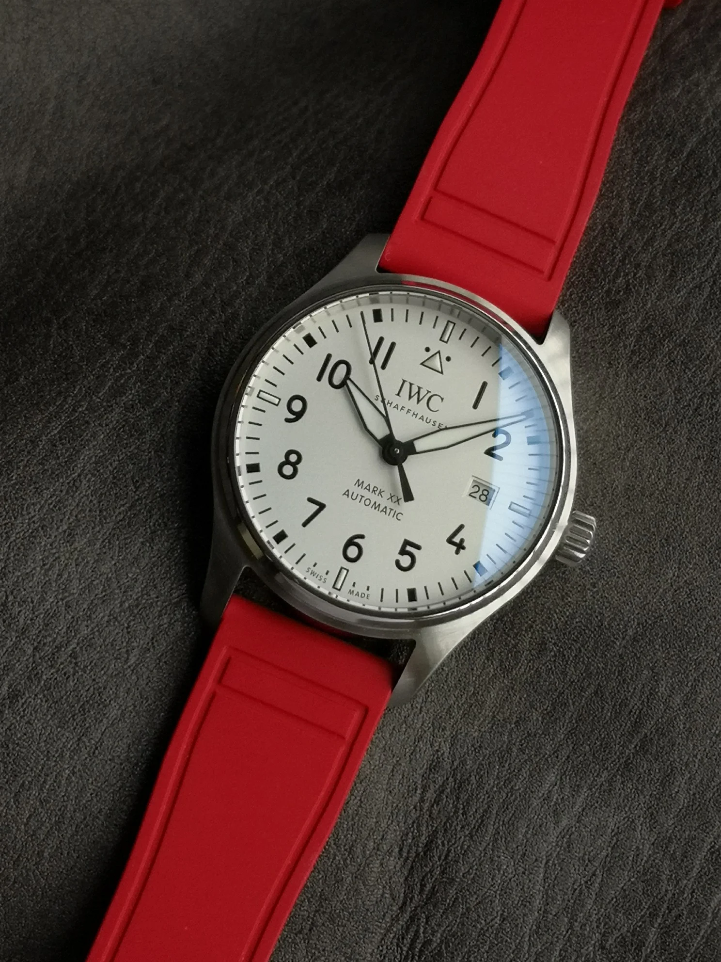 IWC Pilot IW328207 — photographed off the sweep