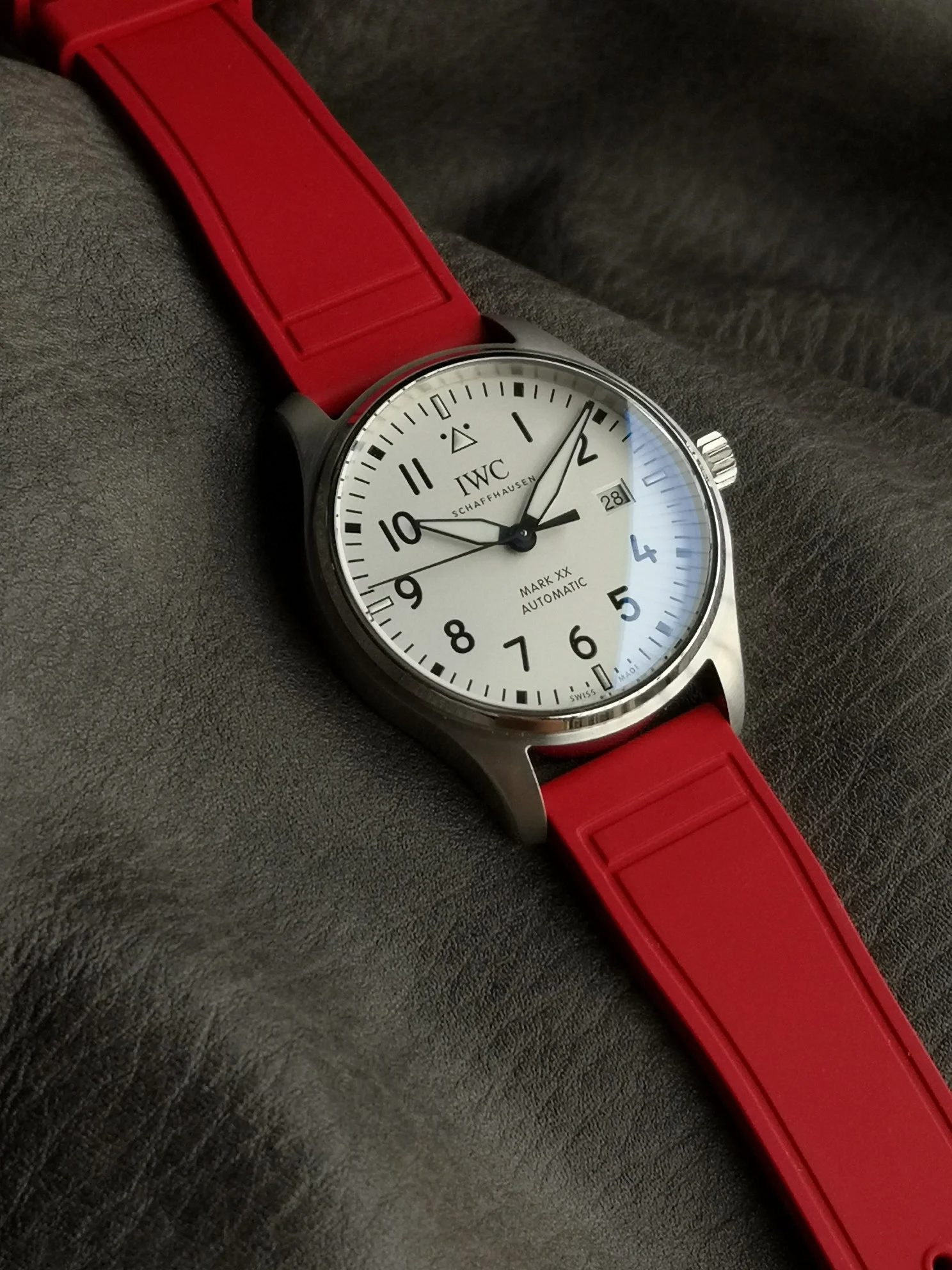 IWC Pilot IW328207 — photographed off the sweep