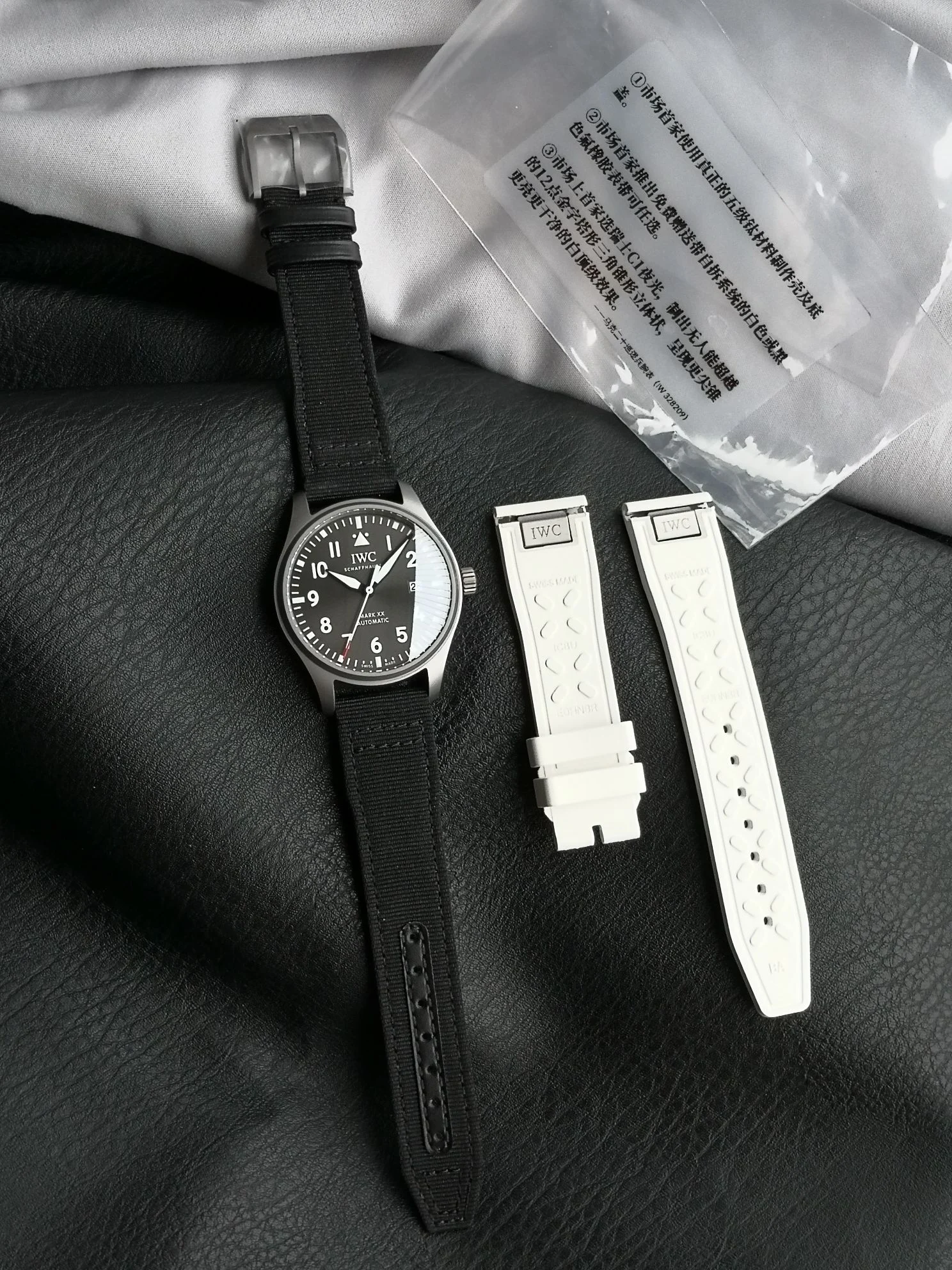 IWC Pilot IW328209 — photographed off the sweep
