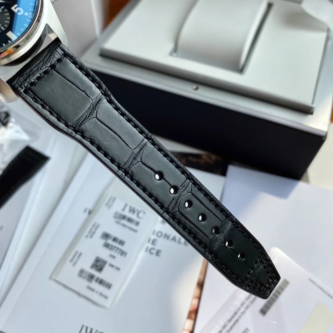 IWC Pilot IW377701 43mm — photographed off the sweep