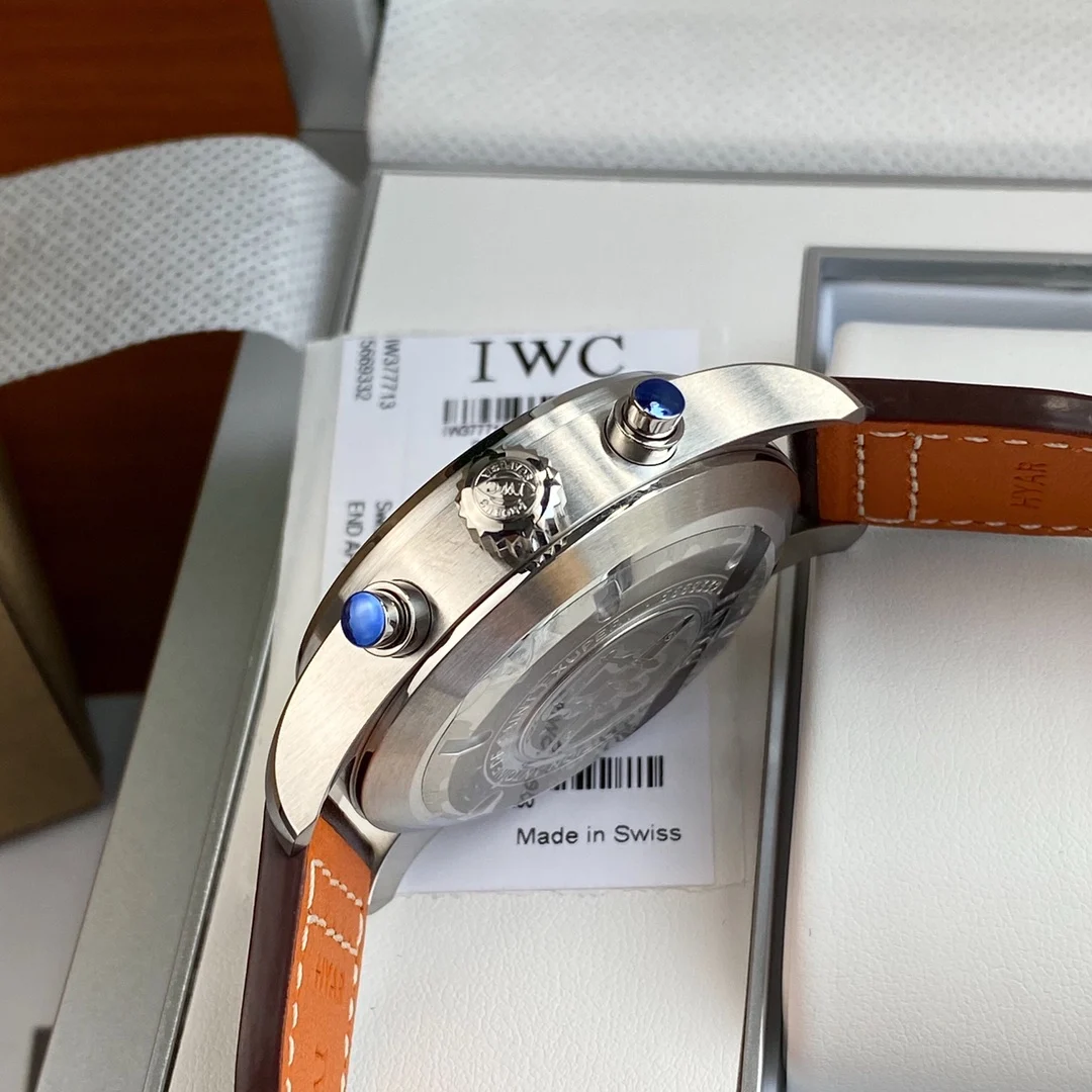 IWC Pilot IW377713 43mm — photographed off the sweep