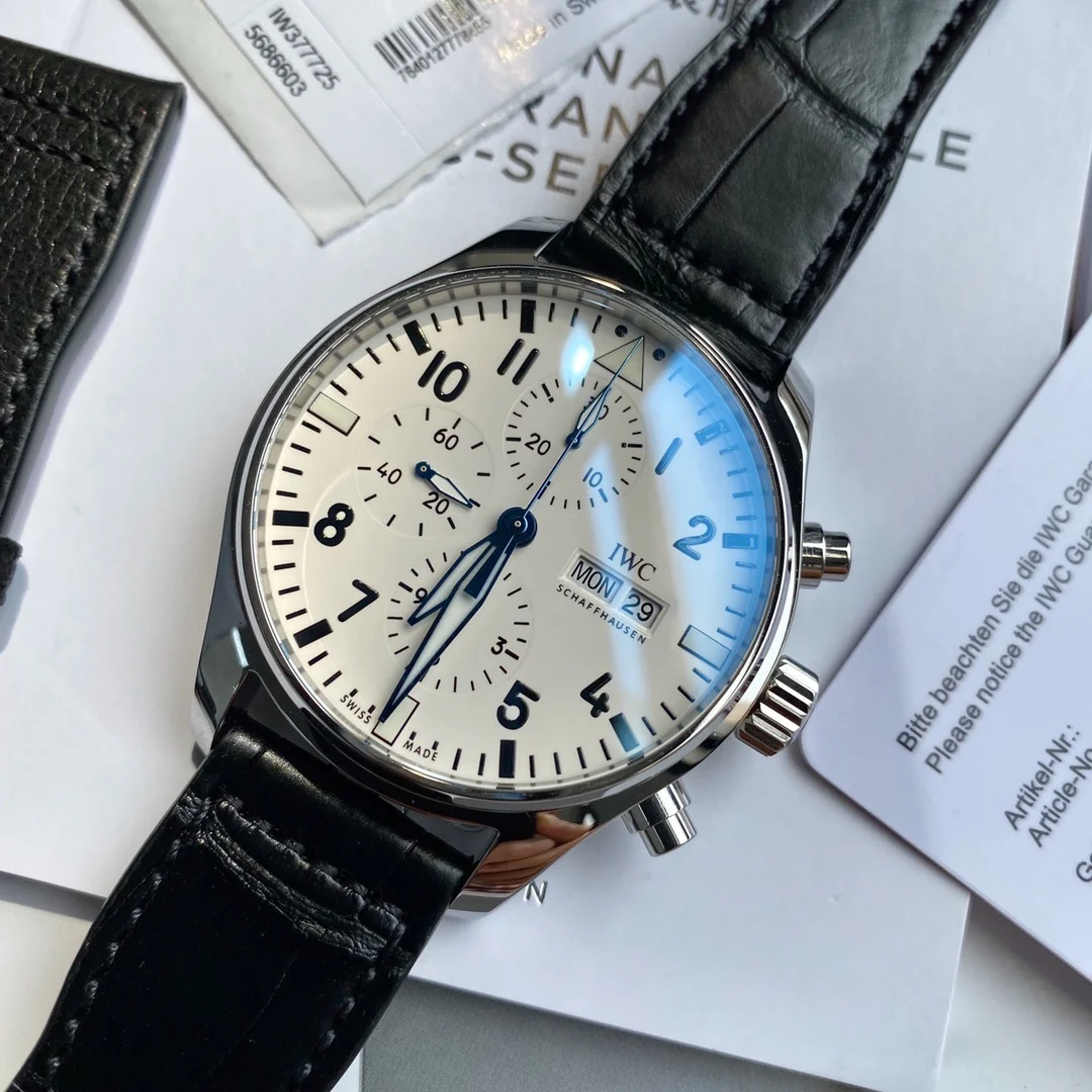 IWC Pilot IW377725 — photographed off the sweep