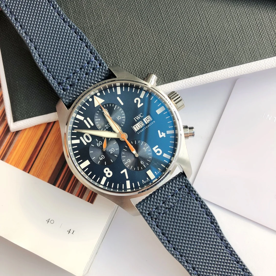 IWC Pilot IW377726 43mm — photographed off the sweep