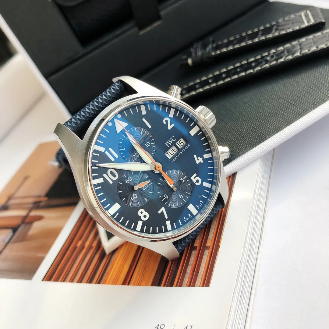 IWC Pilot IW377726 43mm — photographed off the sweep