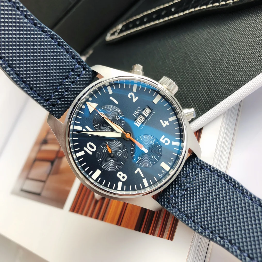 IWC Pilot IW377726 43mm — photographed off the sweep