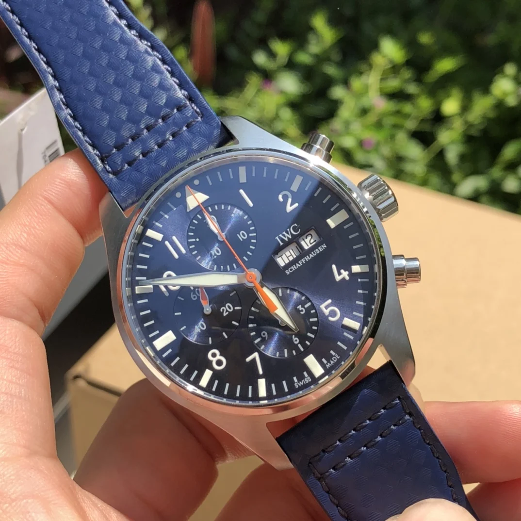 IWC Pilot IW377729 — photographed off the sweep