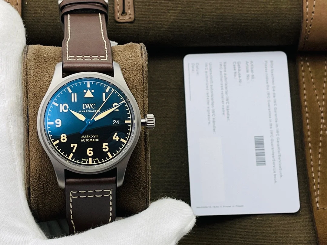 IWC Pilot Steel 40mm — photographed off the sweep