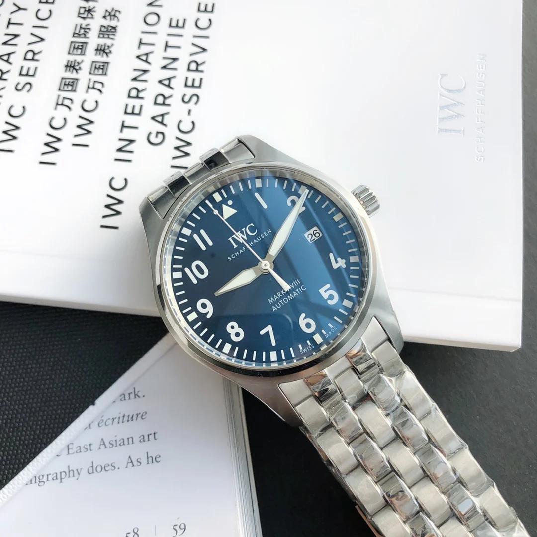 IWC Pilot Steel 40mm — photographed off the sweep