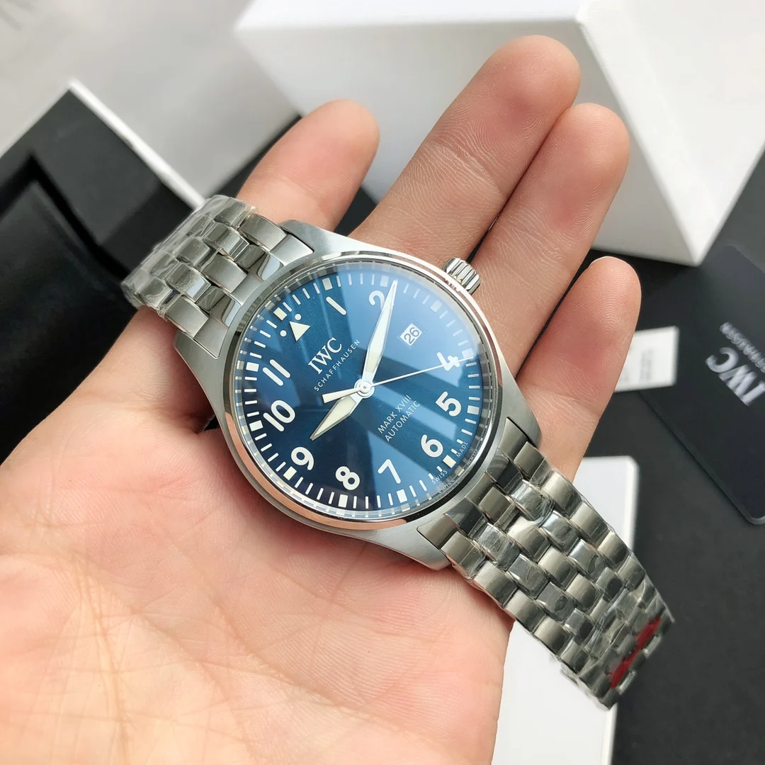 IWC Pilot Steel 40mm — photographed off the sweep