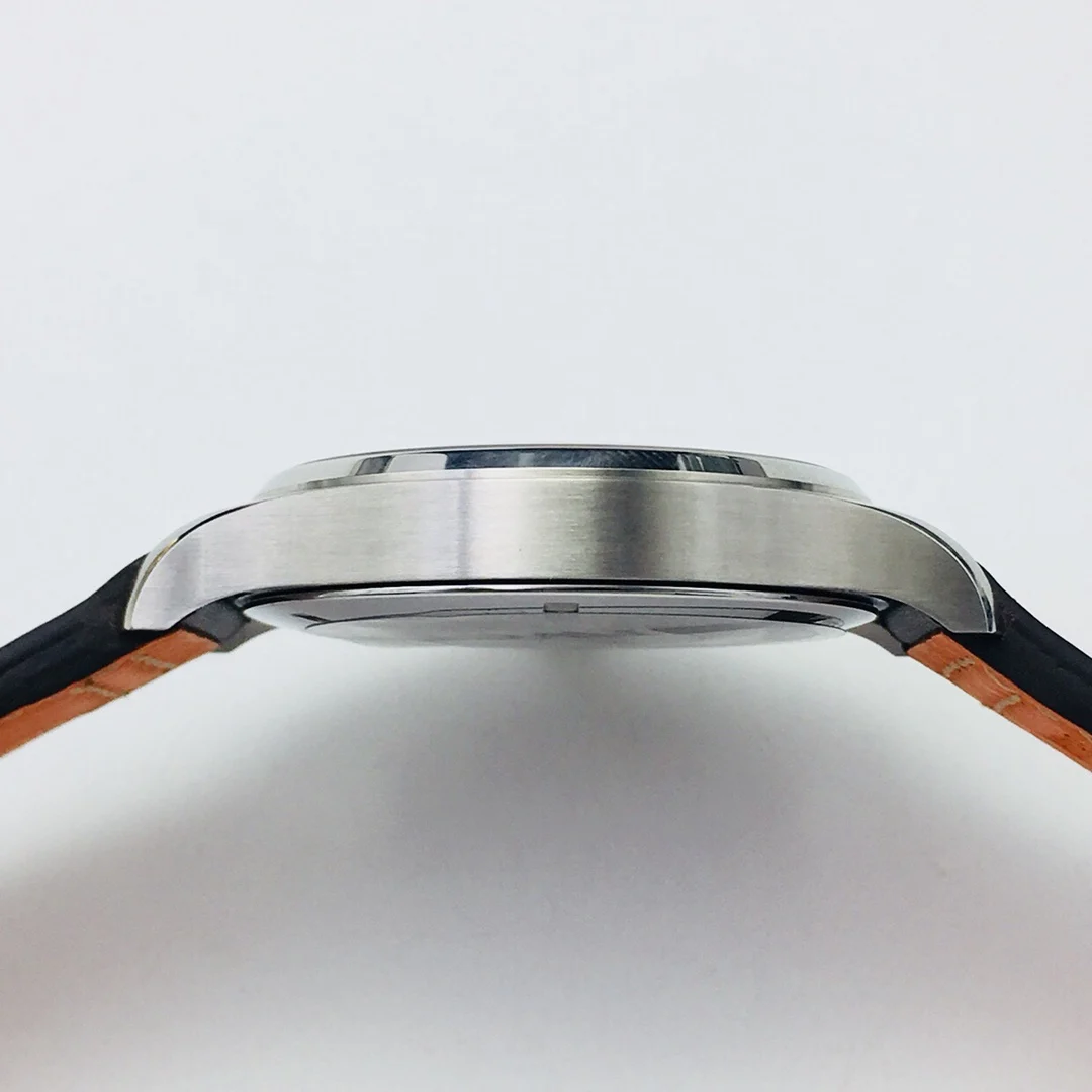 IWC Pilot Steel Blue Dial 40mm — photographed off the sweep