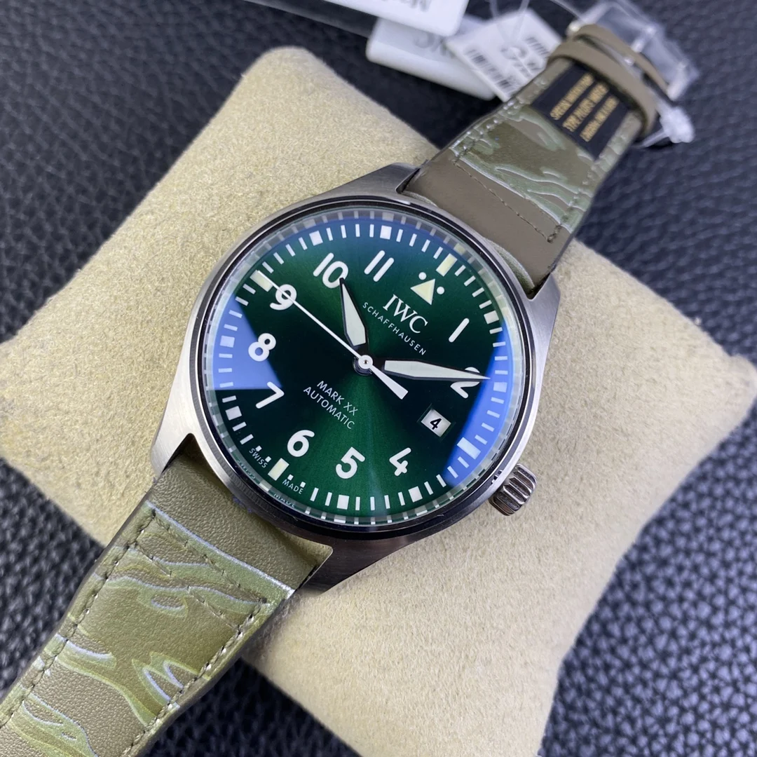 IWC Pilot Steel White Dial — photographed off the sweep