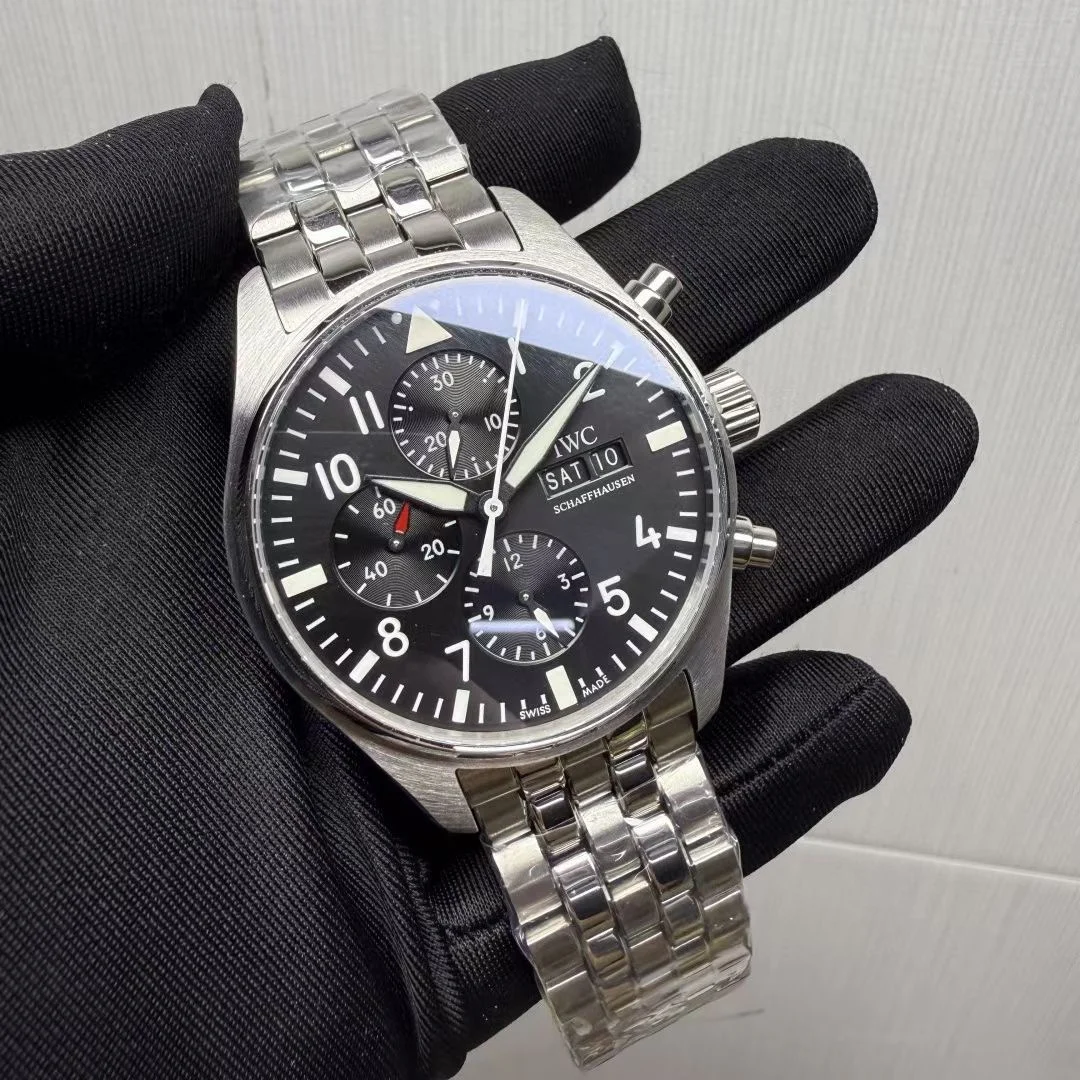 IWC Pilot Steel — photographed off the sweep