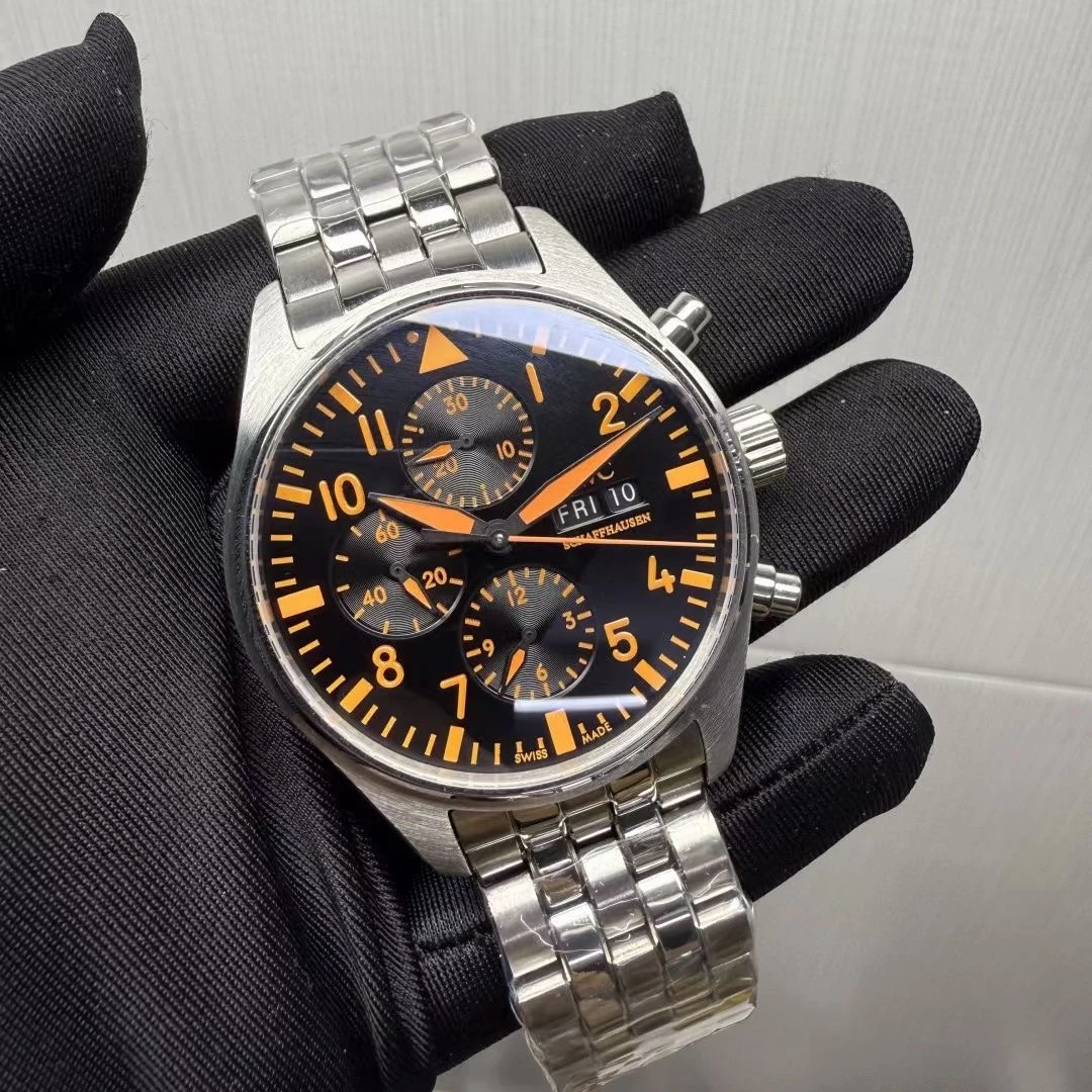IWC Pilot Steel — photographed off the sweep