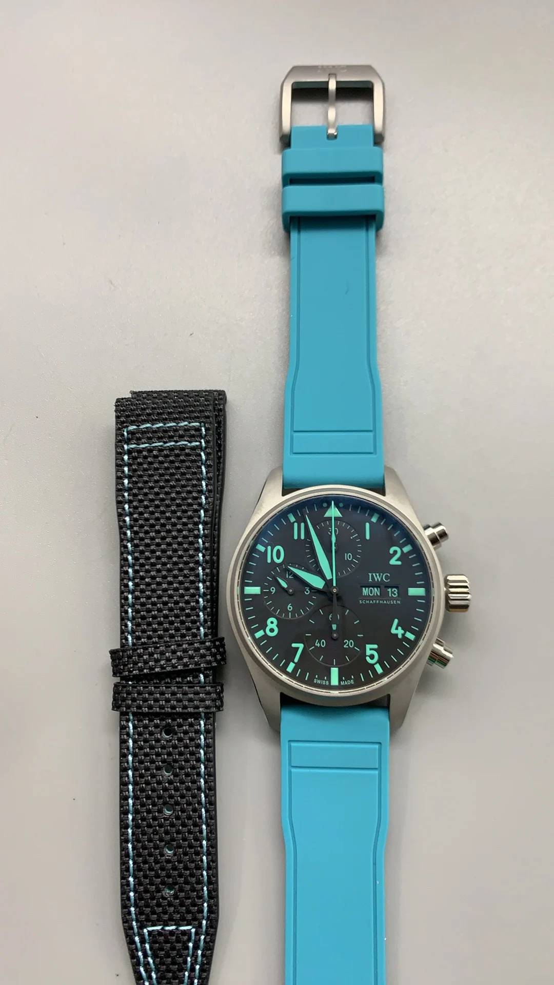IWC Pilot Tiffany Blue Dial 41mm
