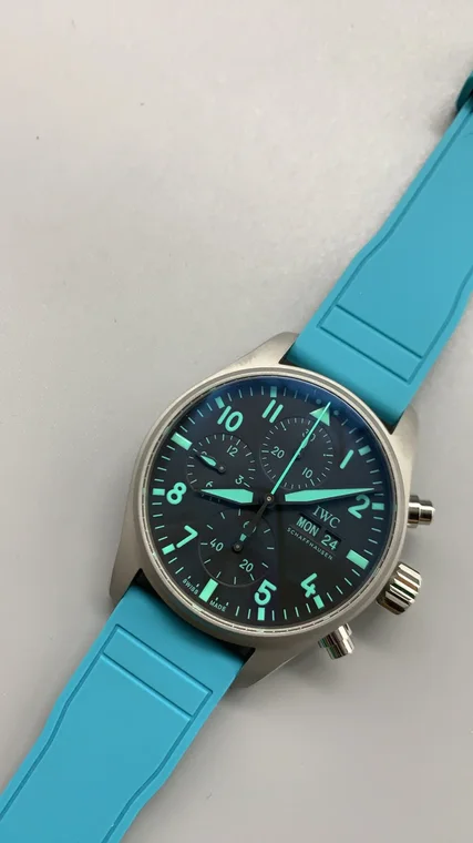 IWC Pilot Tiffany Blue Dial 41mm
