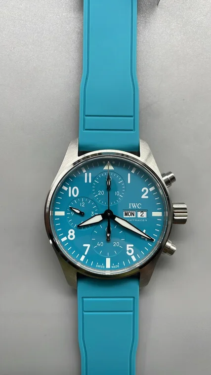 IWC Pilot Tiffany Blue Dial