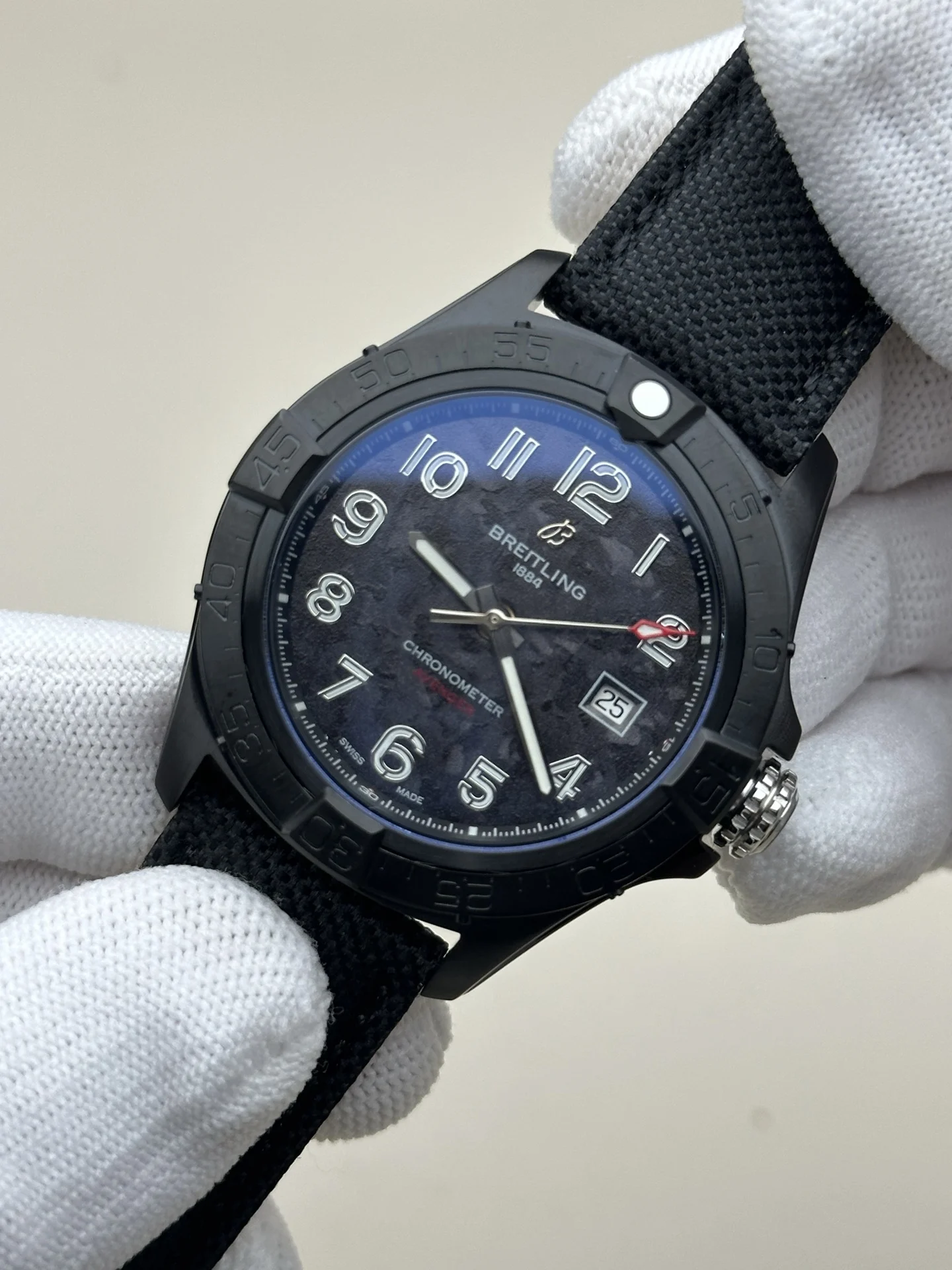 IWC Pilot Titanium — photographed off the sweep