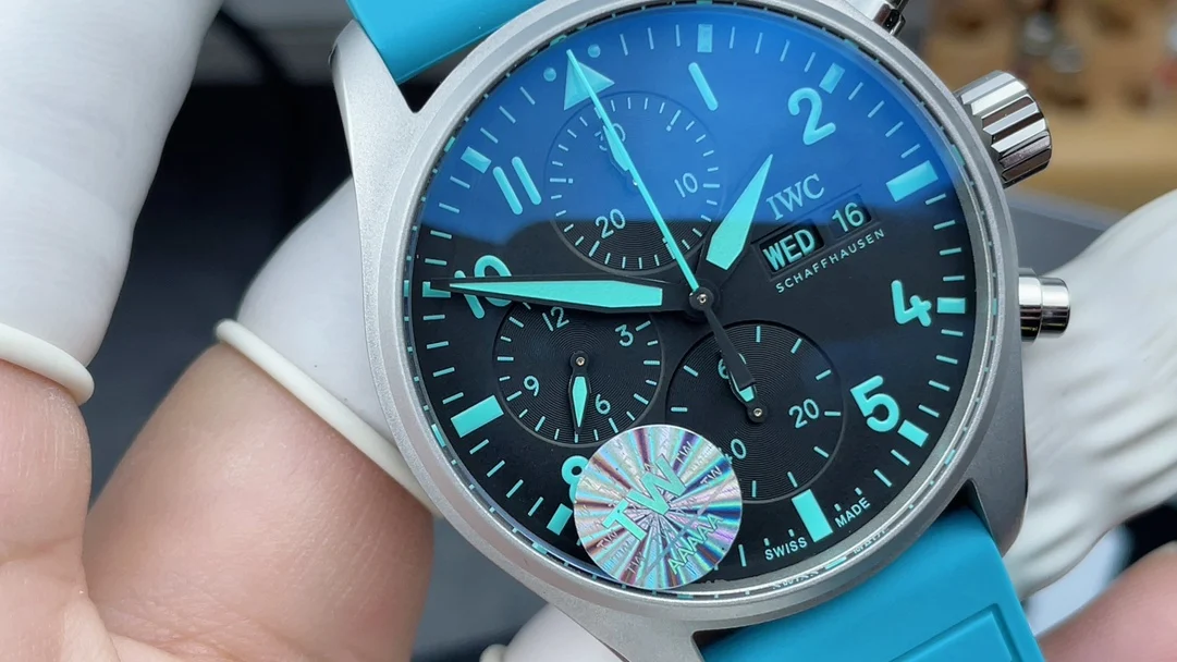 IWC Pilot Titanium — photographed off the sweep