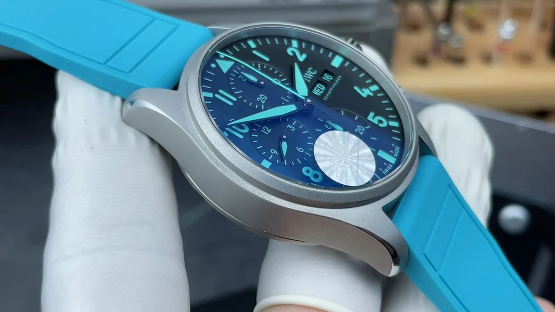 IWC Pilot Titanium — photographed off the sweep