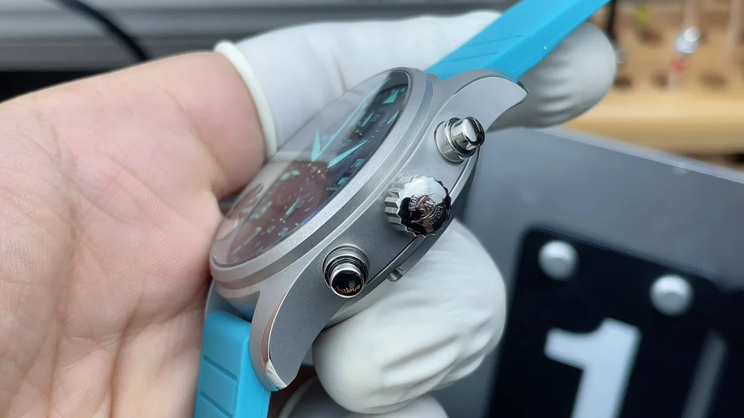IWC Pilot Titanium — photographed off the sweep