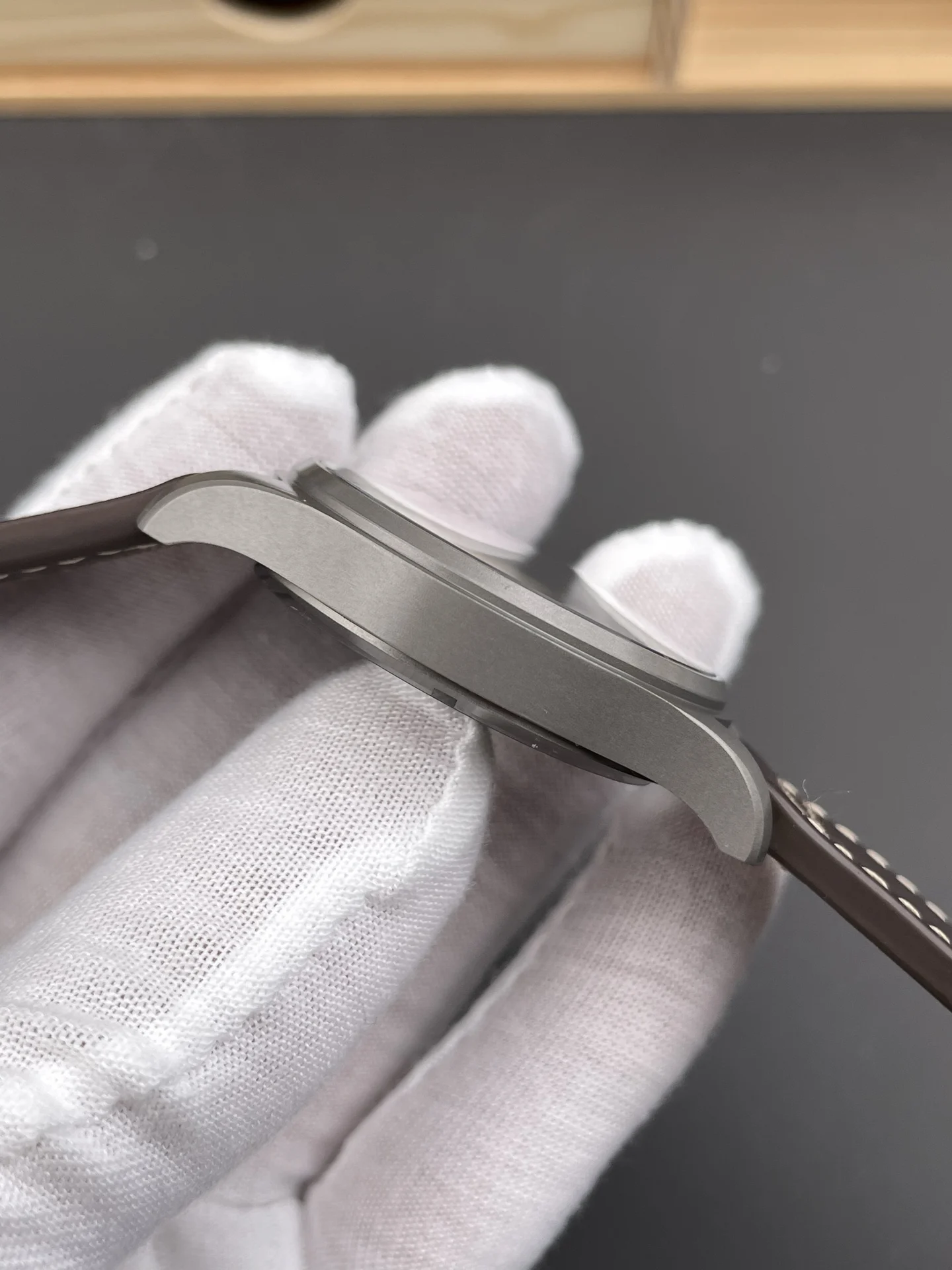IWC Pilot Titanium 40mm — photographed off the sweep