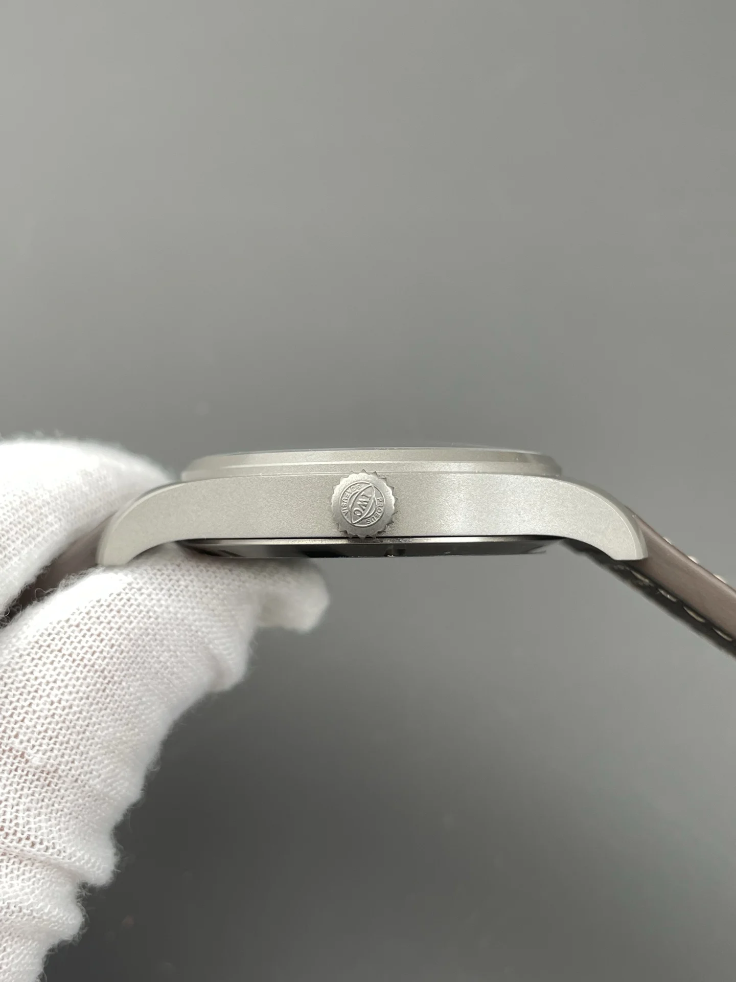 IWC Pilot Titanium 40mm — photographed off the sweep