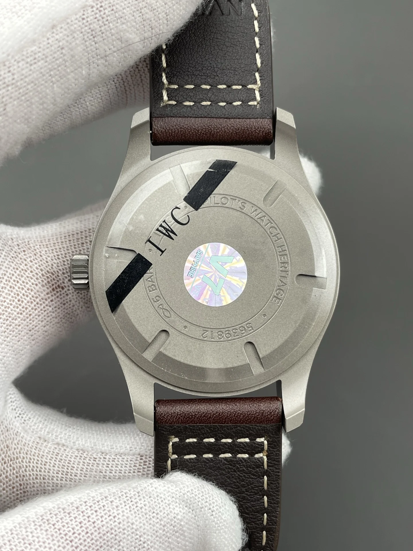IWC Pilot Titanium 40mm — photographed off the sweep