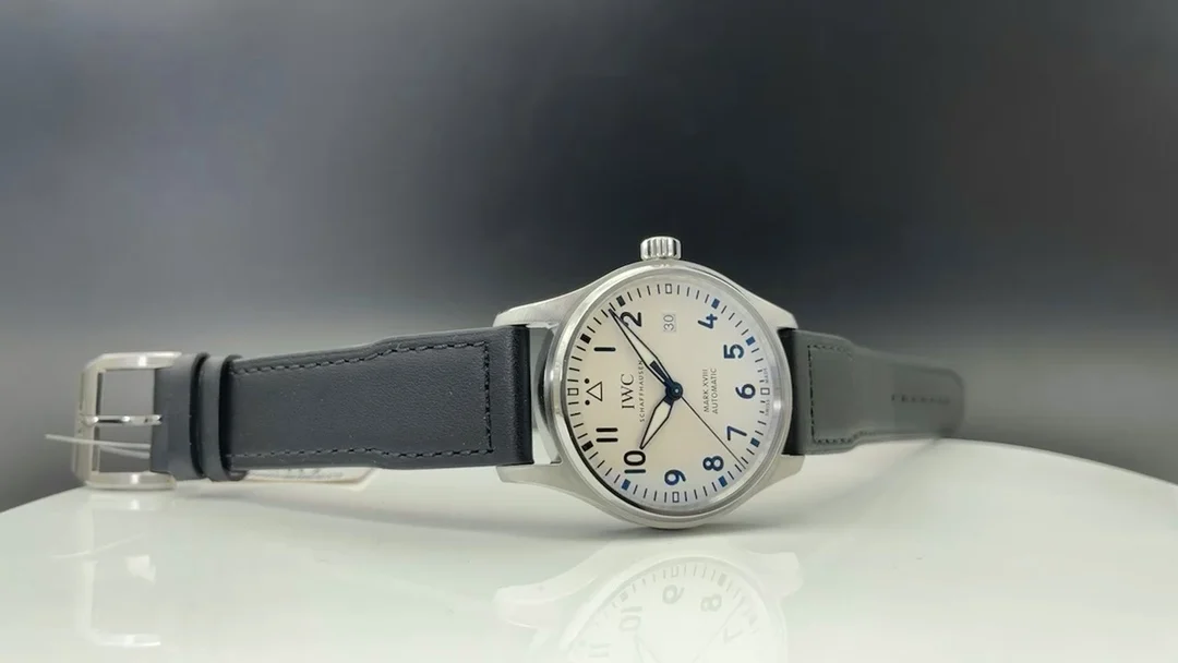IWC Pilot Titanium 40mm — photographed off the sweep