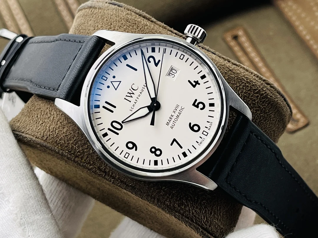 IWC Pilot Titanium 40mm — photographed off the sweep