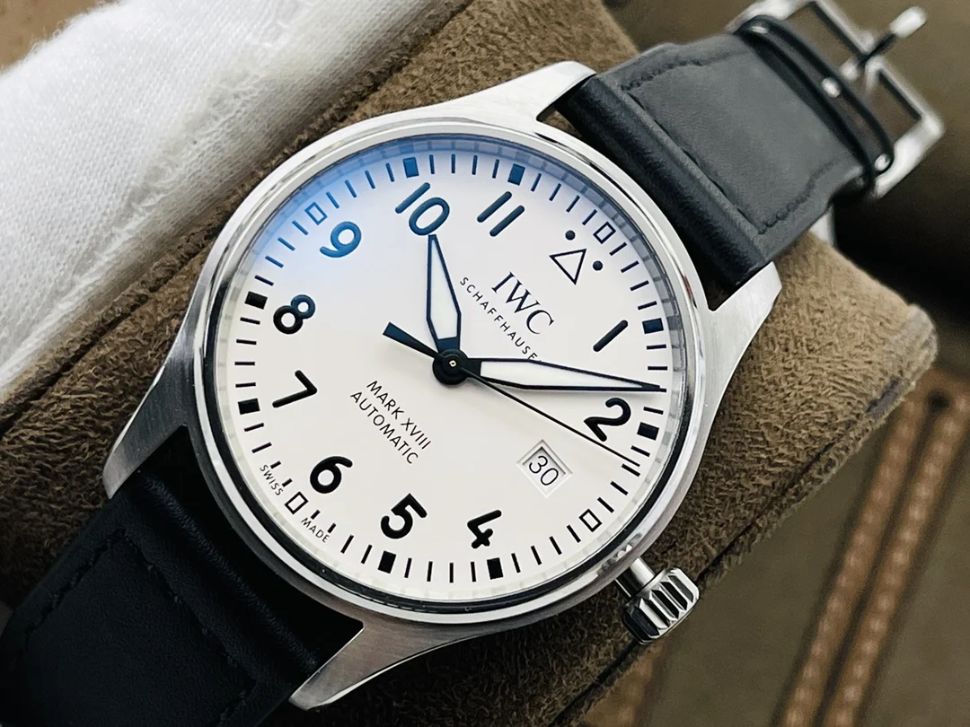 IWC Pilot Titanium 40mm — photographed off the sweep