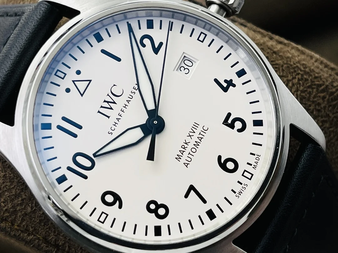 IWC Pilot Titanium 40mm — photographed off the sweep