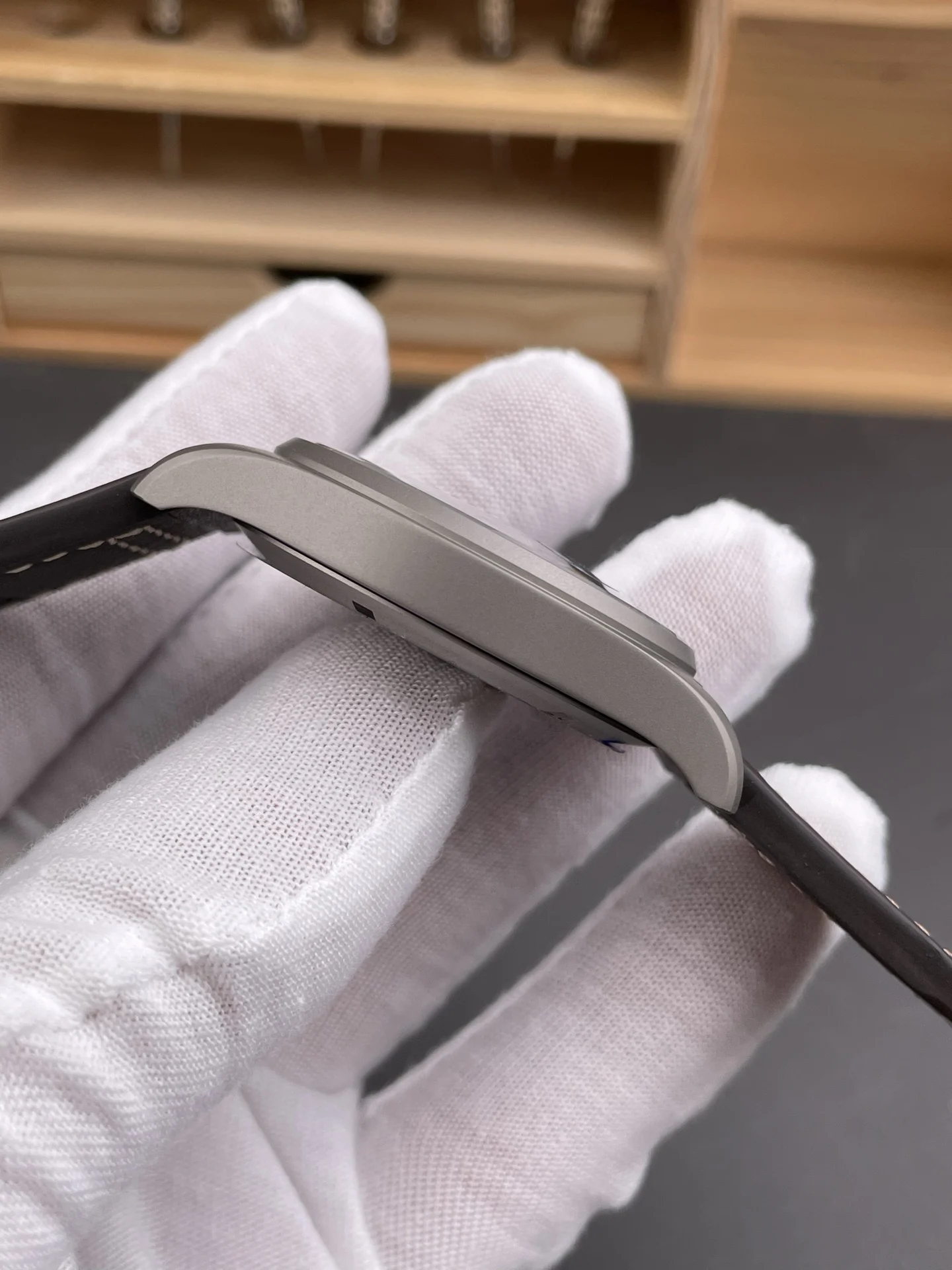 IWC Pilot Titanium 40mm — photographed off the sweep