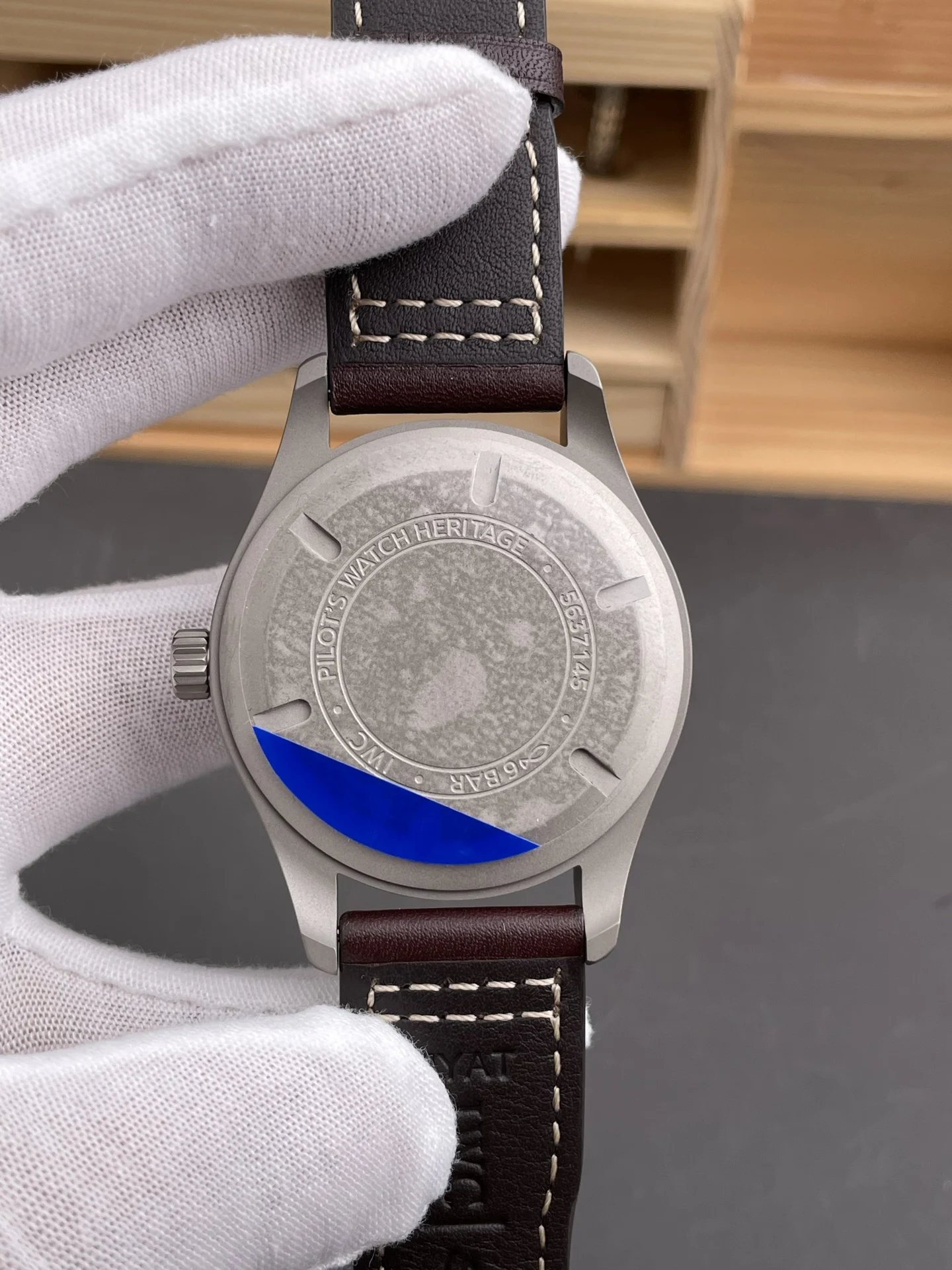 IWC Pilot Titanium 40mm — photographed off the sweep