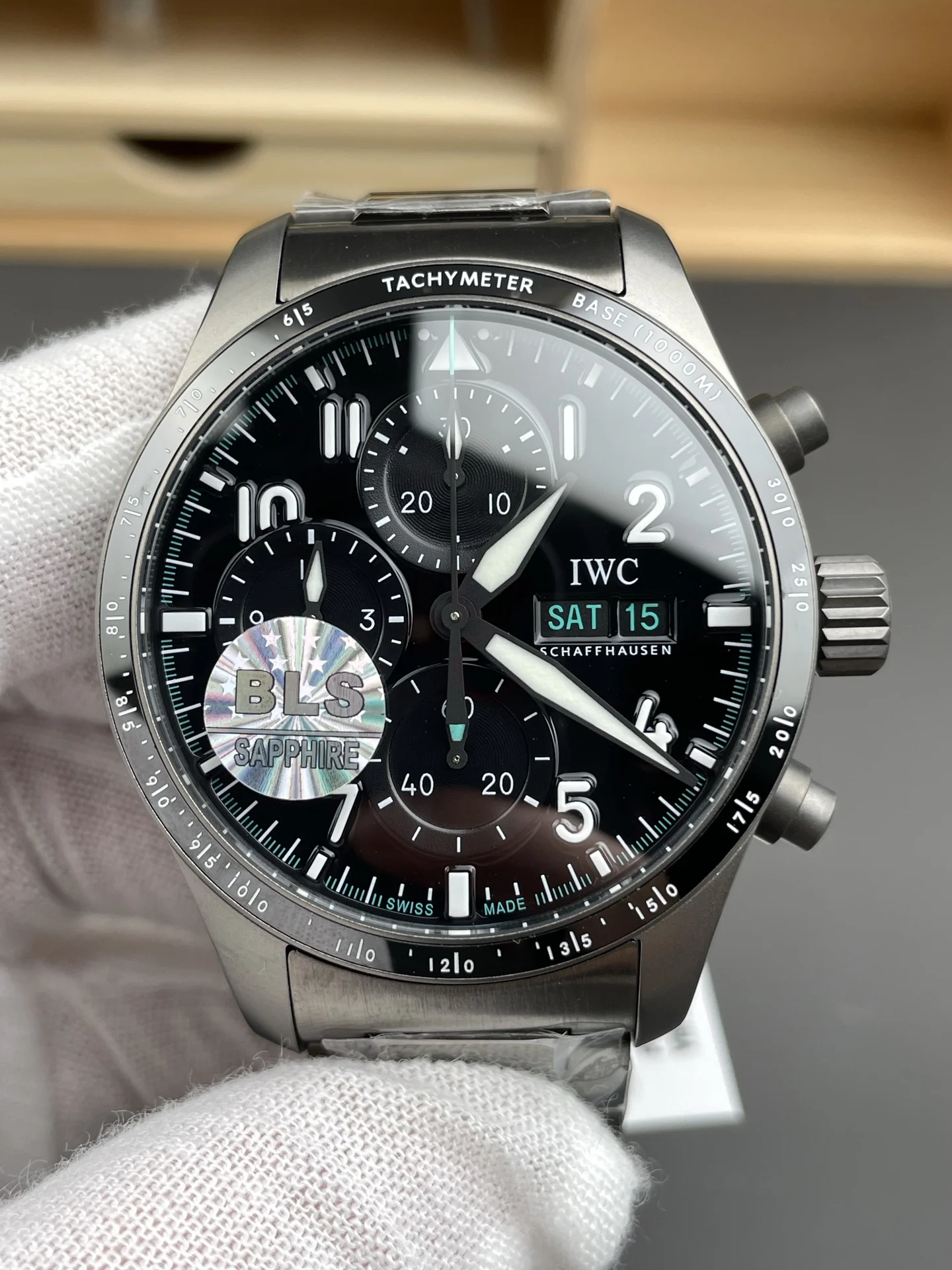 IWC Pilot Titanium 41mm — photographed off the sweep