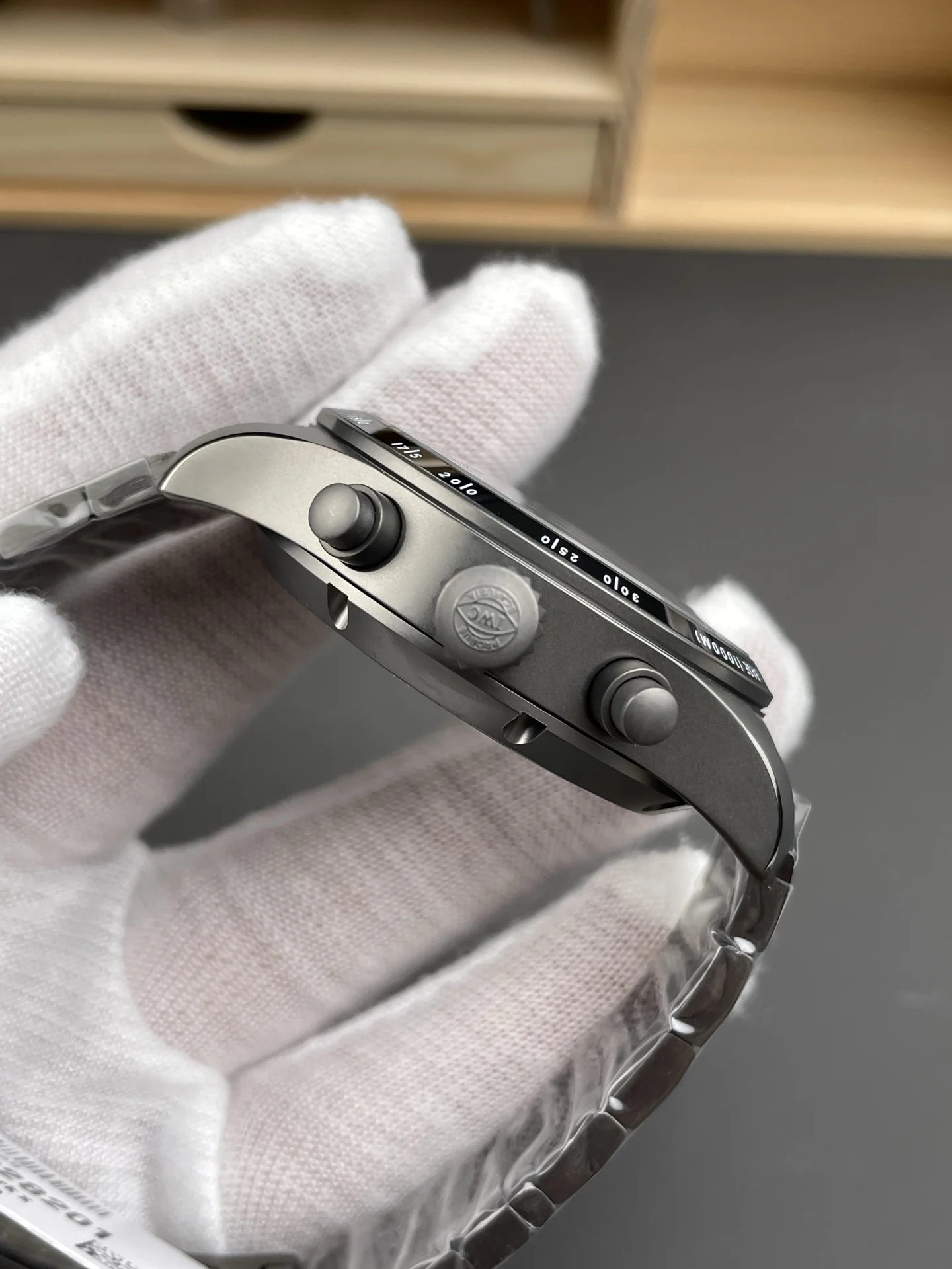 IWC Pilot Titanium 41mm — photographed off the sweep